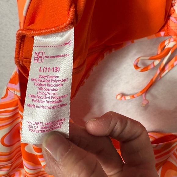NOBO No Boundaries Orange Swimsuit
Size 11-13 - Picture 3 of 3